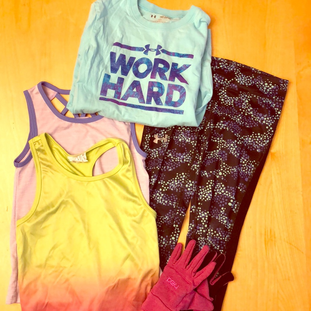 Girls’ Workout/Sports Lot Sz 7-8